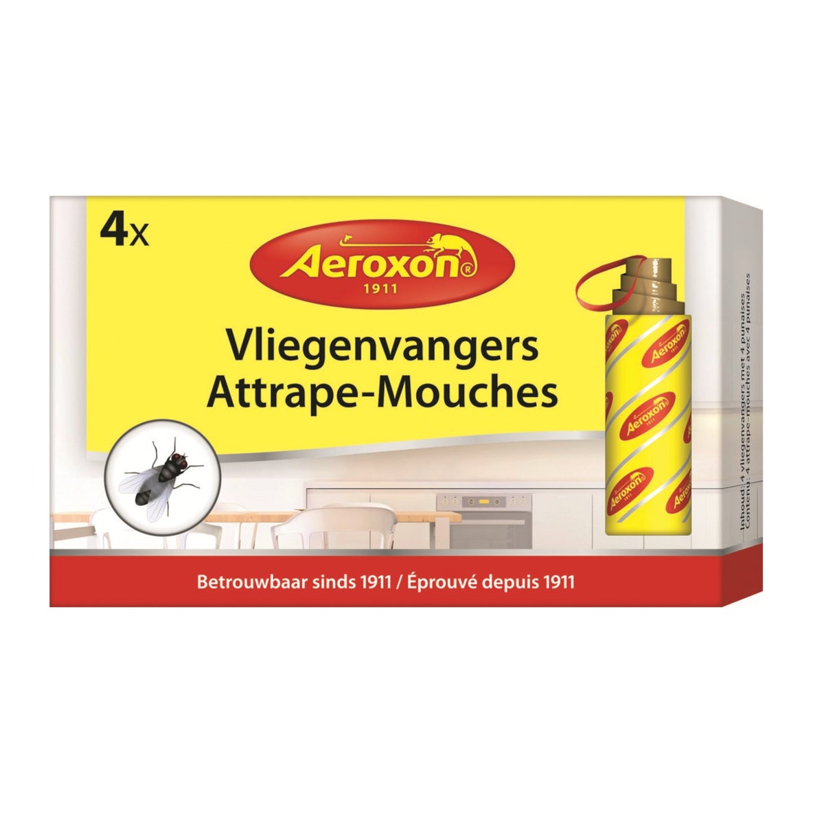 Vliegenvanger 4 stuks Aeroxon Vliegenvanger 4 stuks Aeroxon