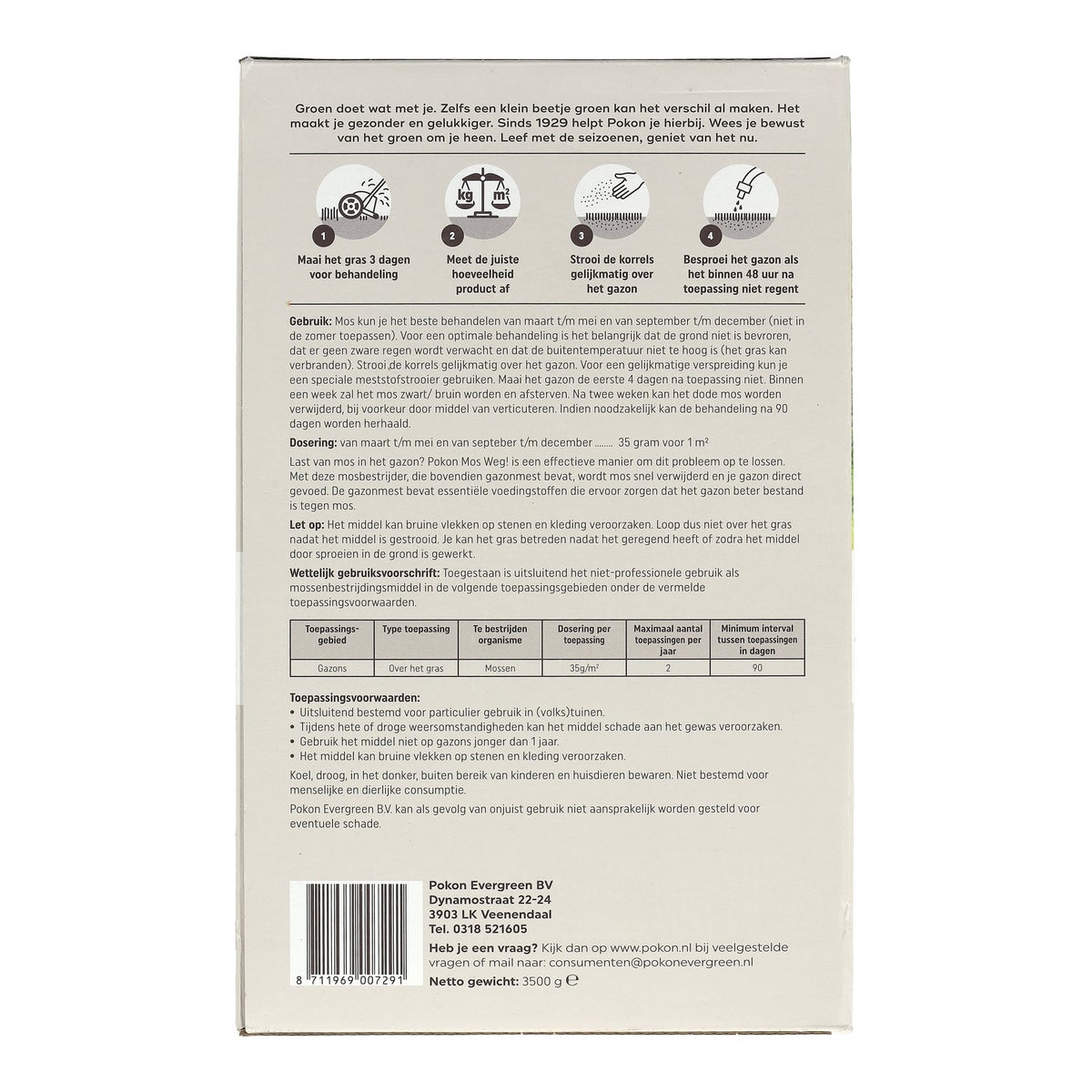 Mos weg 100M2 Pokon Mos weg 100M2 Pokon