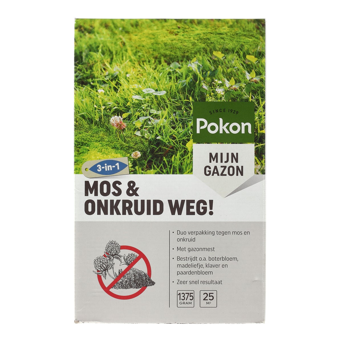 Onkruid en mos weg 3-in-1 25m2 Pokon Onkruid en mos weg 3-in-1 25m2 Pokon