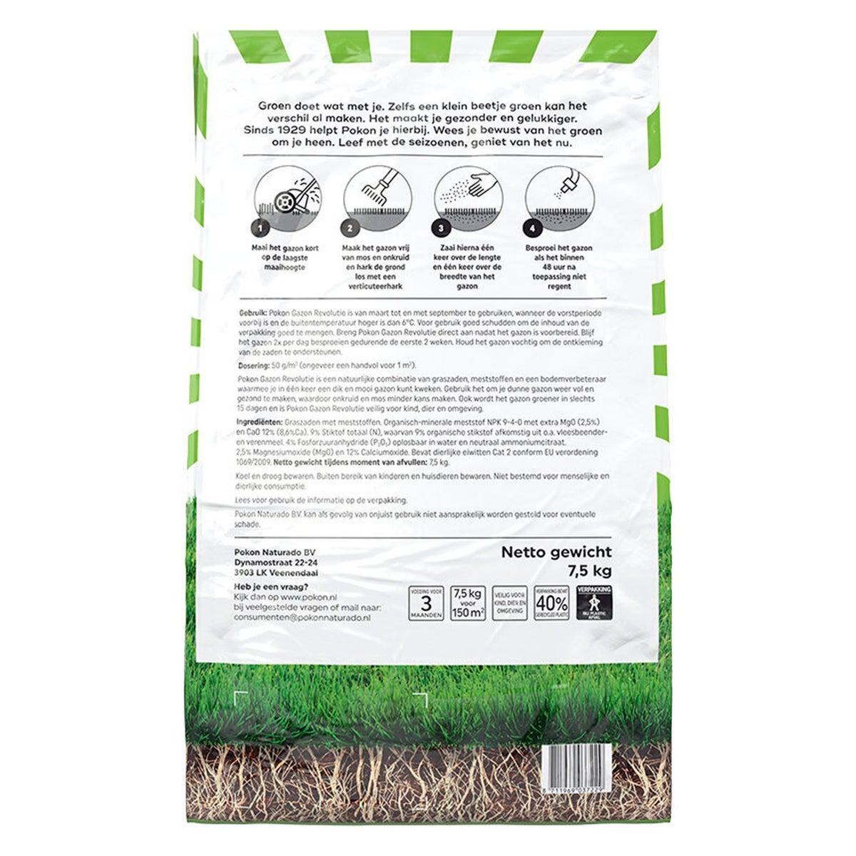 Gazonrevolutie 7,5kg Pokon Gazonrevolutie 7,5kg Pokon