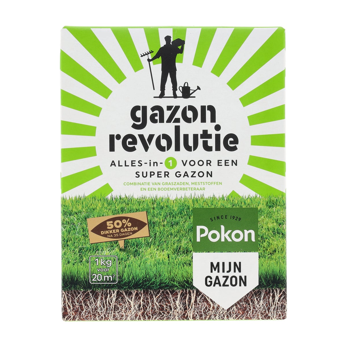 Gazonrevolutie 1kg Pokon Gazonrevolutie 1kg Pokon