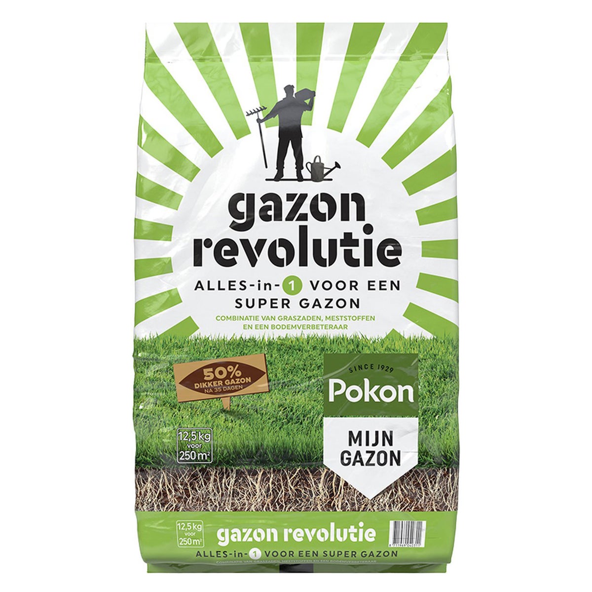 Gazonrevolutie 12,5kg Pokon Gazonrevolutie 12,5kg Pokon