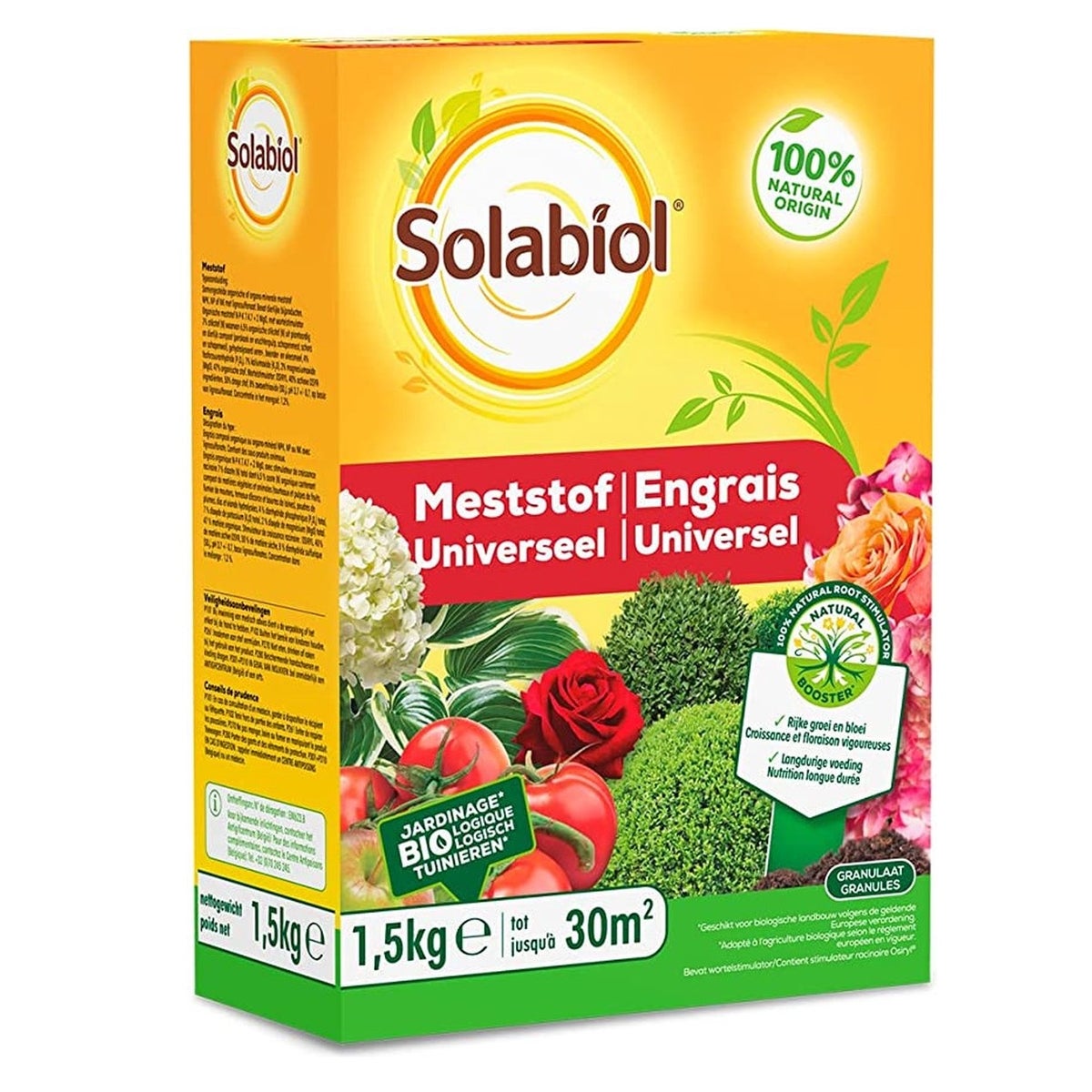 Meststof universeel 1500 g Solabiol Meststof universeel 1500 g Solabiol