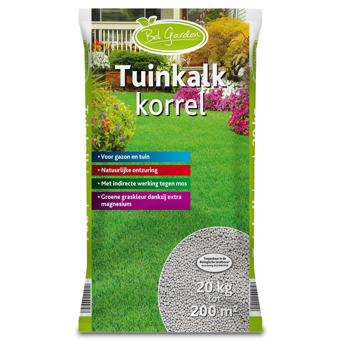 Tuinkalk+magnesium 20kg Bel garden Tuinkalk+magnesium 20kg Bel garden