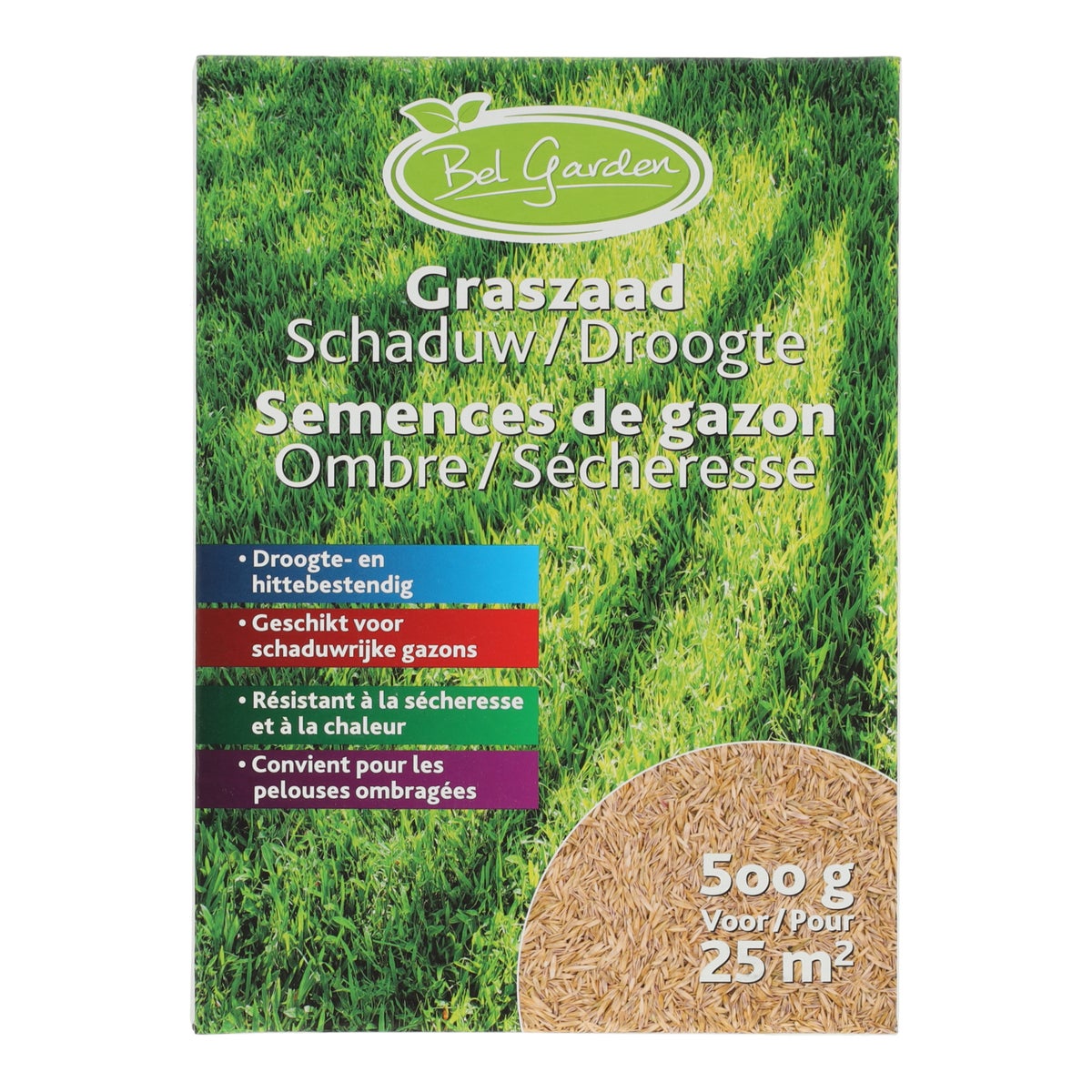 Graszaad schaduwgazon 500 gr Bel Garden Graszaad schaduwgazon 500 gr Bel Garden
