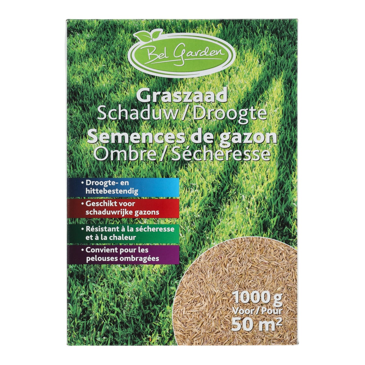 Graszaad schaduwgazon 1000gr Bel Garden Graszaad schaduwgazon 1000gr Bel Garden