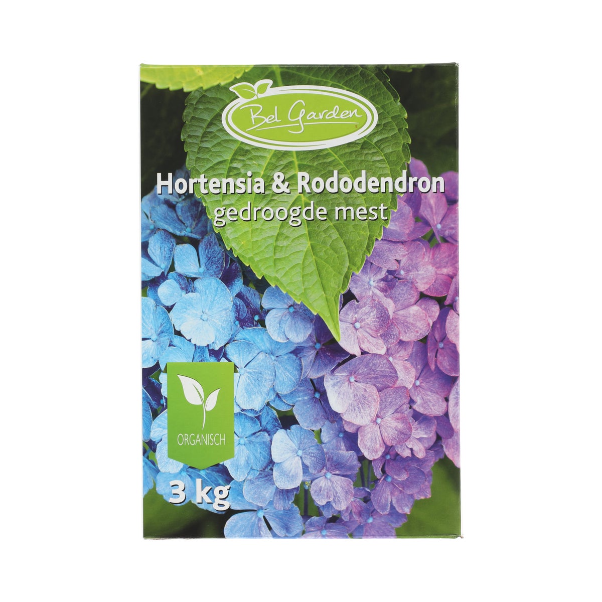 Hortensia met Rhodo Mest 3000 Gr Bel Garden Hortensia met Rhodo Mest 3000 Gr Bel Garden
