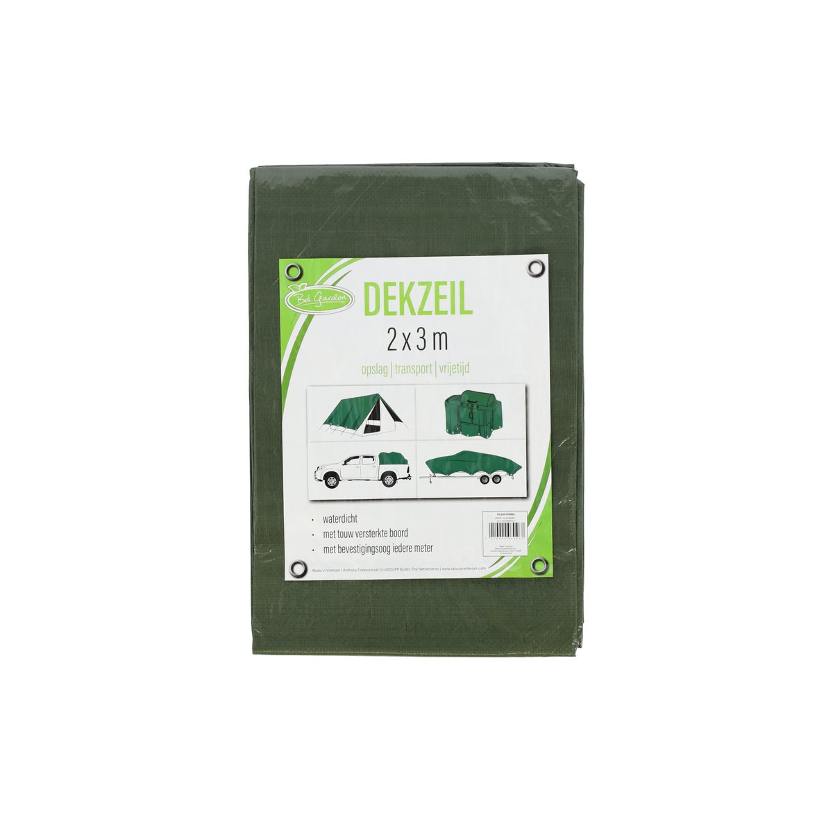 Dekzeil 2x3 m groen Dekzeil 2x3 m groen
