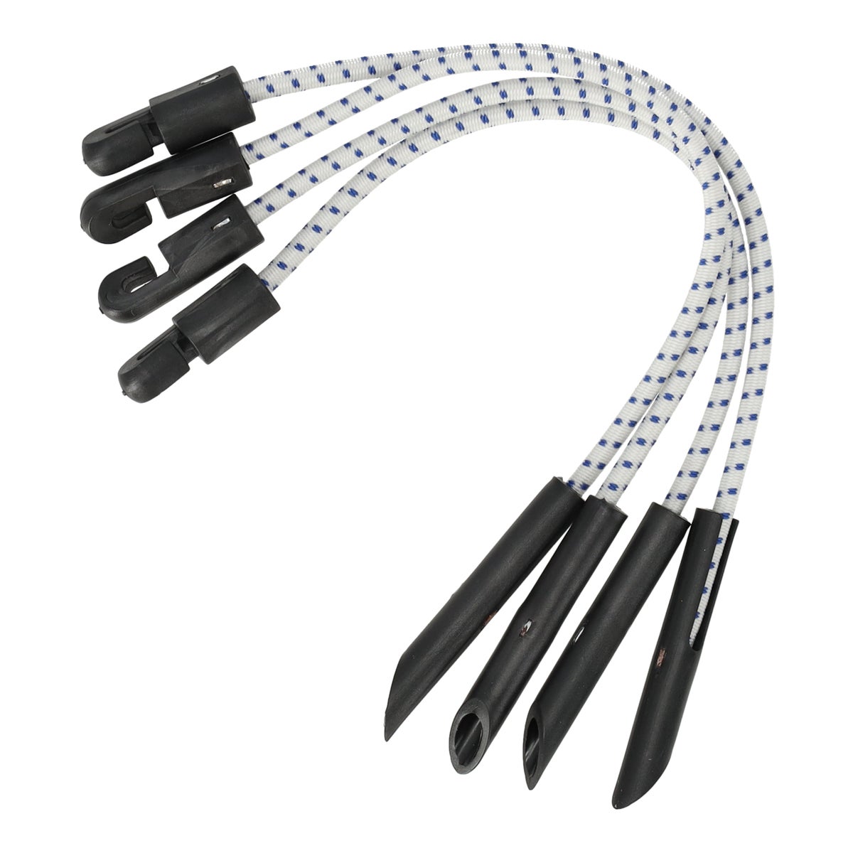 Elastiek + haak 28cm dekzeil 4st Elastiek + haak 28cm dekzeil 4st