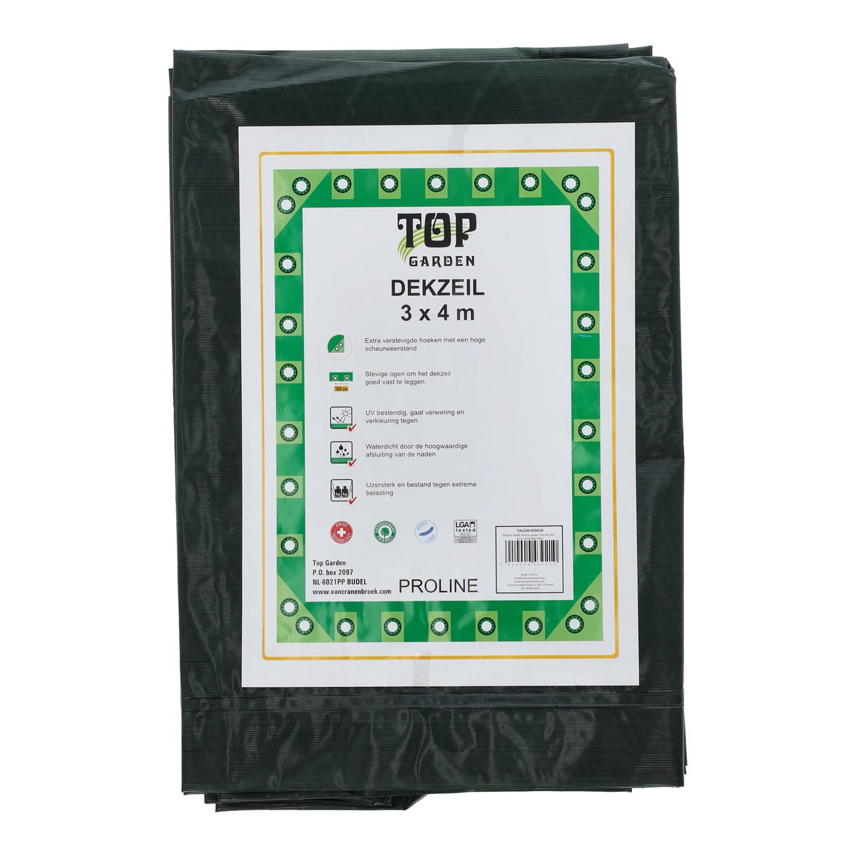 Dekzeil 3 x 4 M Proline groen Bel Garden Dekzeil 3 x 4 M Proline groen Bel Garden