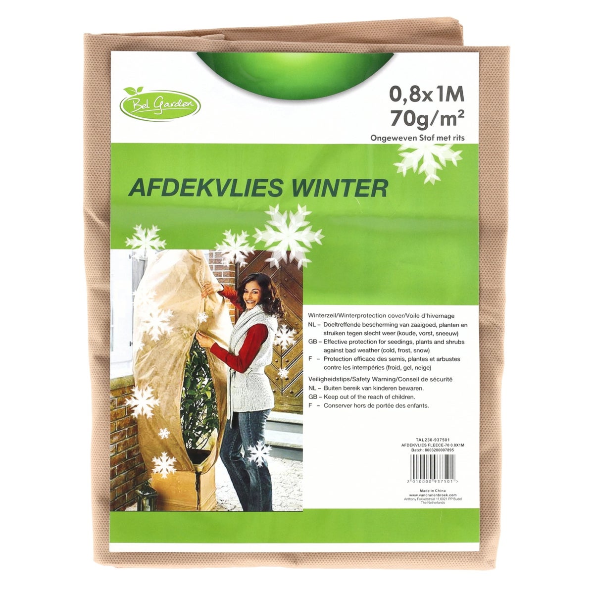 Afdekvlies planten 0,8 x 1 m Afdekvlies planten 0,8 x 1 m