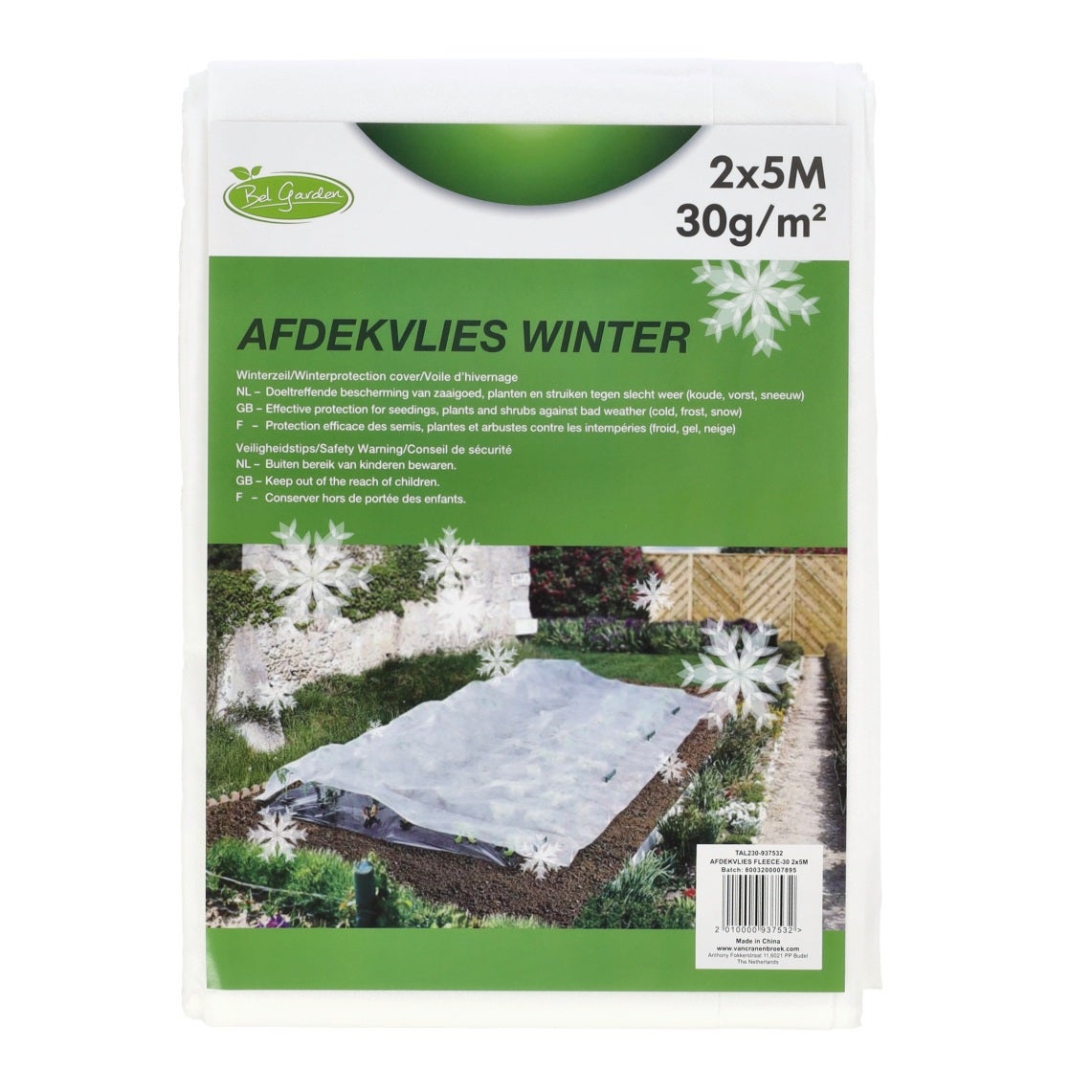 Afdekvlies zaaigoed en planten 2 x 5 m Afdekvlies zaaigoed en planten 2 x 5 m