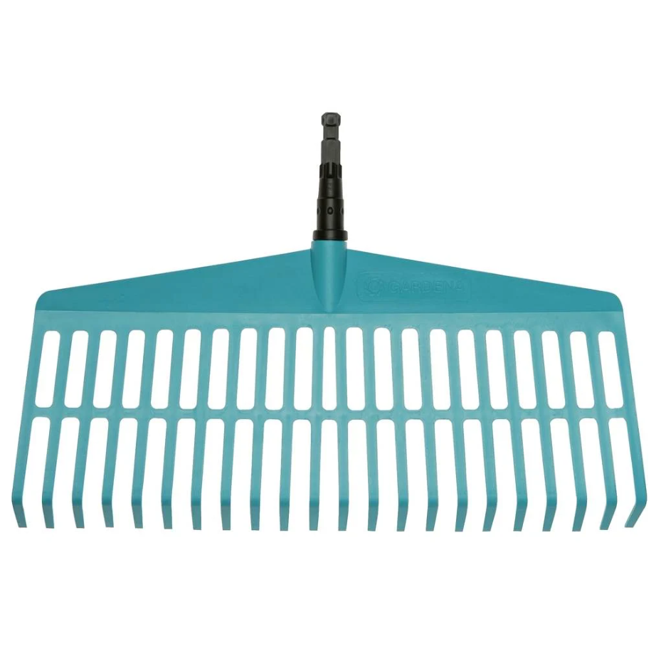 Gardena CS gazonhark met krabber, gereedschapshouder en steel Gardena CS gazonhark met krabber, gereedschapshouder en steel