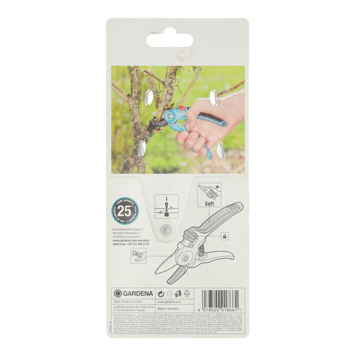 Snoeischaar aambeeld 8855 Gardena Snoeischaar aambeeld 8855 Gardena