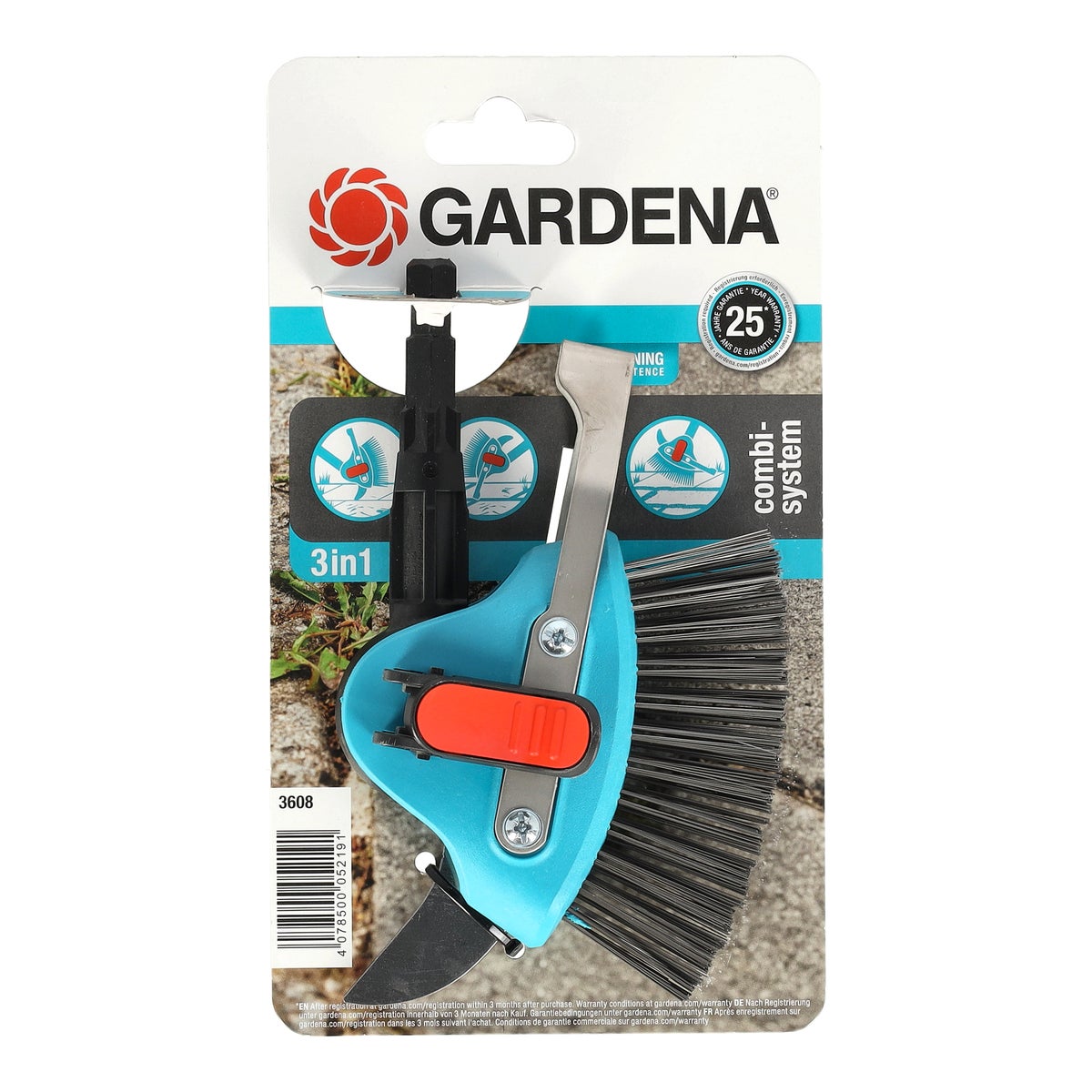 Voegenborstel 3-in-1 3608 CS Gardena Voegenborstel 3-in-1 3608 CS Gardena