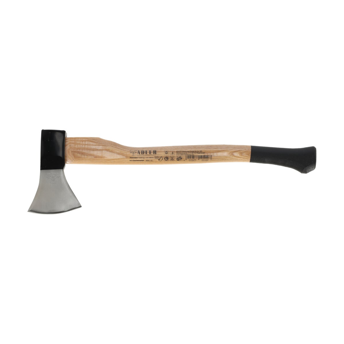 Bijl 1000 gr met essen steel 60 cm Bijl 1000 gr met essen steel 60 cm