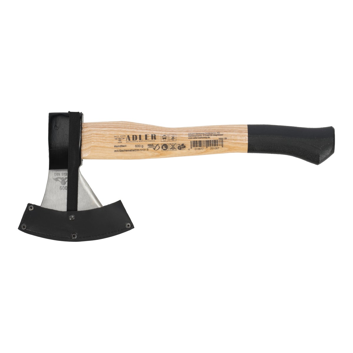 Bijl keuken 600 gr met essen steel 36 cm Bijl keuken 600 gr met essen steel 36 cm