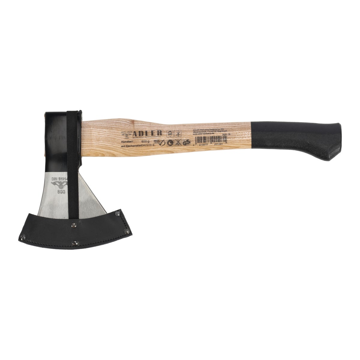 Bijl keuken 800 gr met essen steel 38 cm Bijl keuken 800 gr met essen steel 38 cm