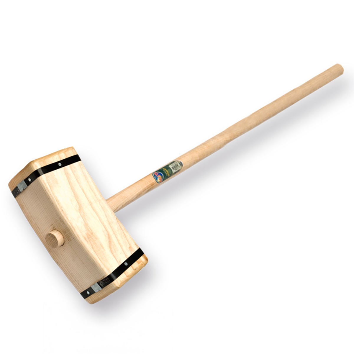 Sleg hout + ronde steel 100cm Sleg hout + ronde steel 100cm