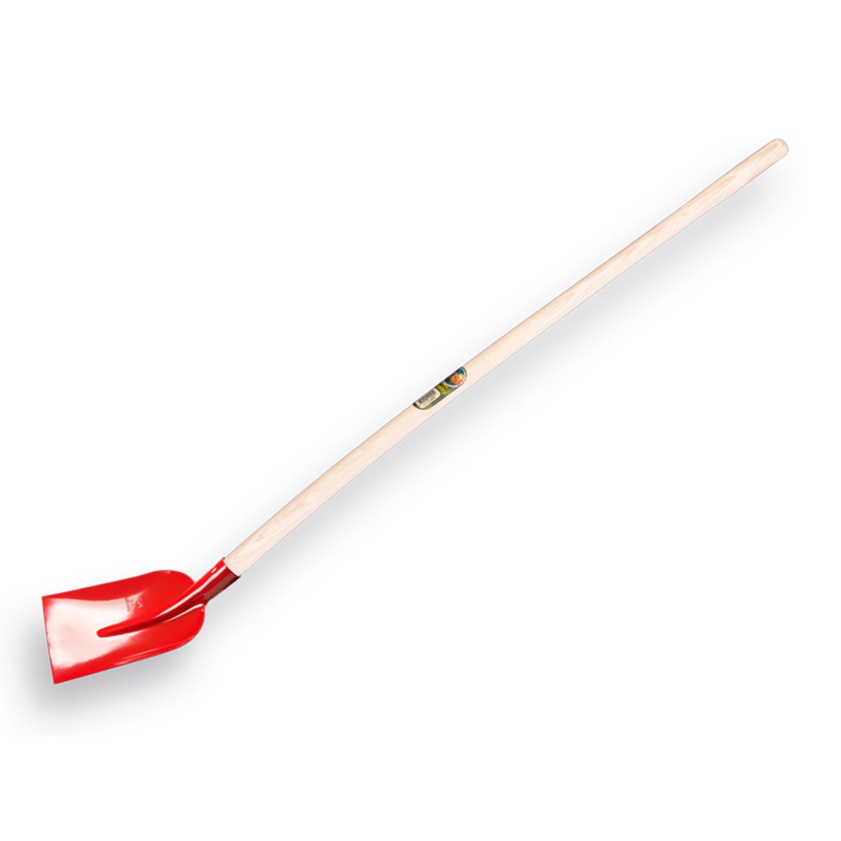 Betonschop rood met essen steel 130 cm Betonschop rood met essen steel 130 cm