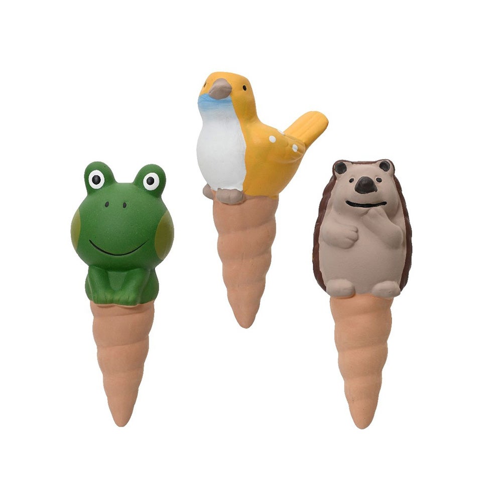 Steker keramiek slak 15 cm 3 assorti Steker keramiek slak 15 cm 3 assorti