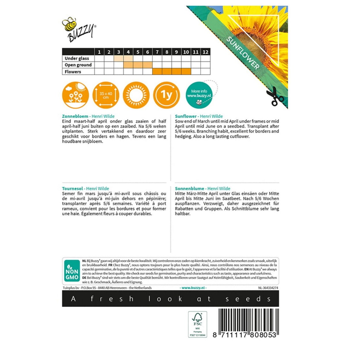 Zonnebloem Henry Wilde Zonnebloem Henry Wilde