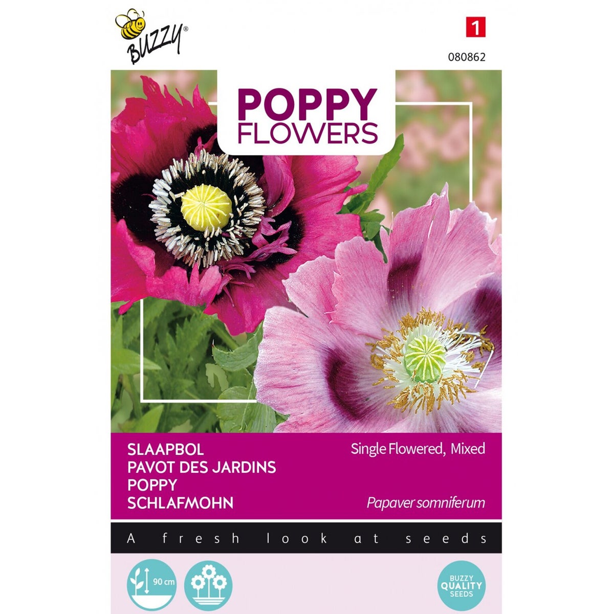 Papaver Enkelbloemig mix Papaver Enkelbloemig mix