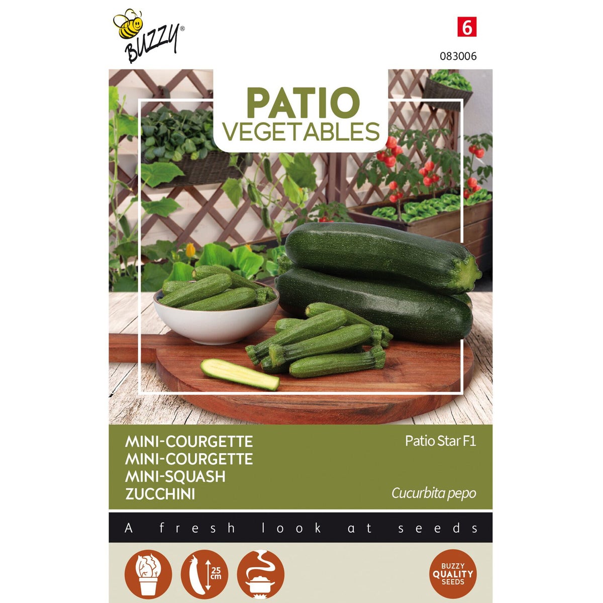 Courgette Patio ster F1 Courgette Patio ster F1