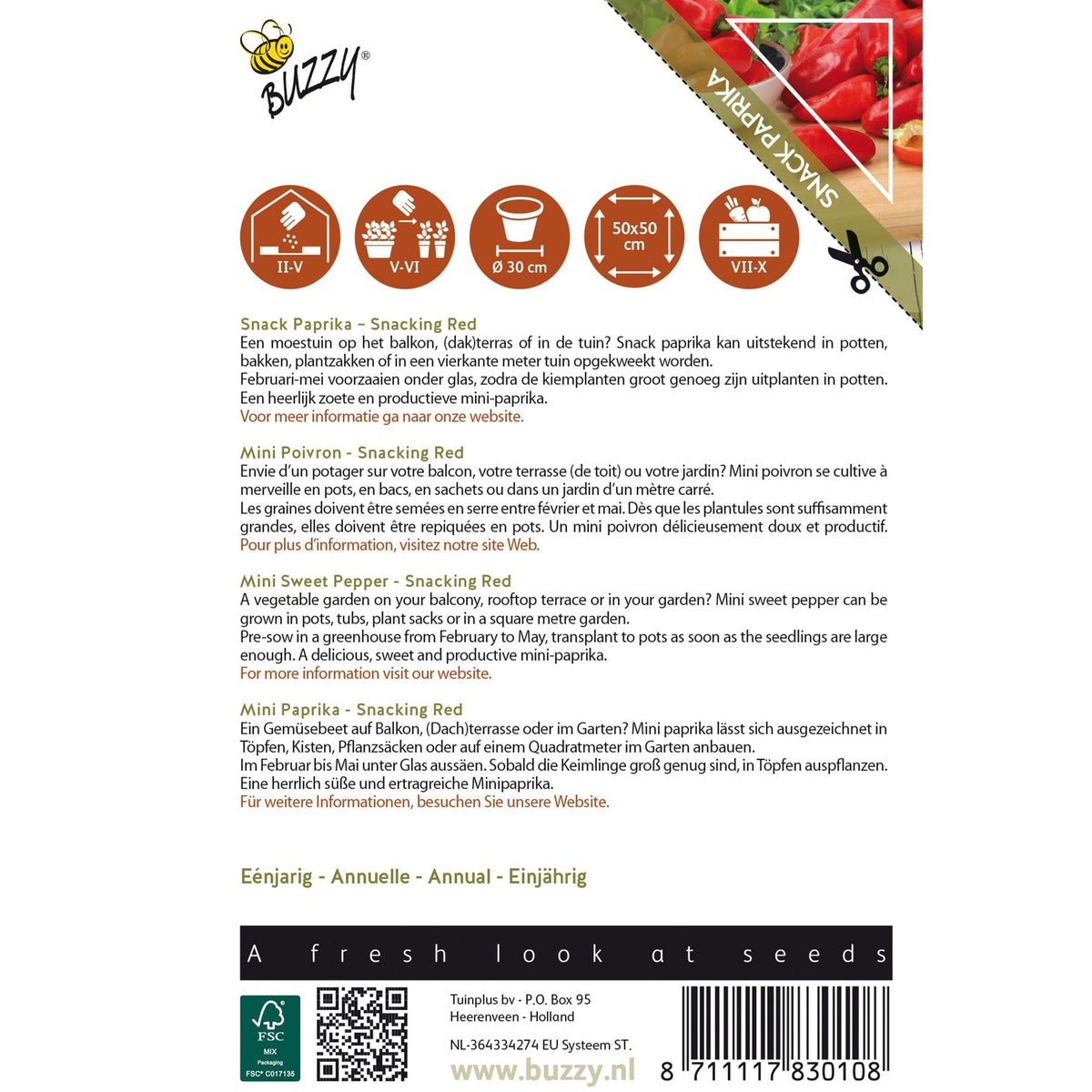 Paprika Snacking red Paprika Snacking red