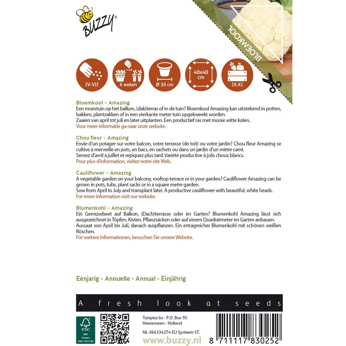 Bloemkool Amazing Bloemkool Amazing