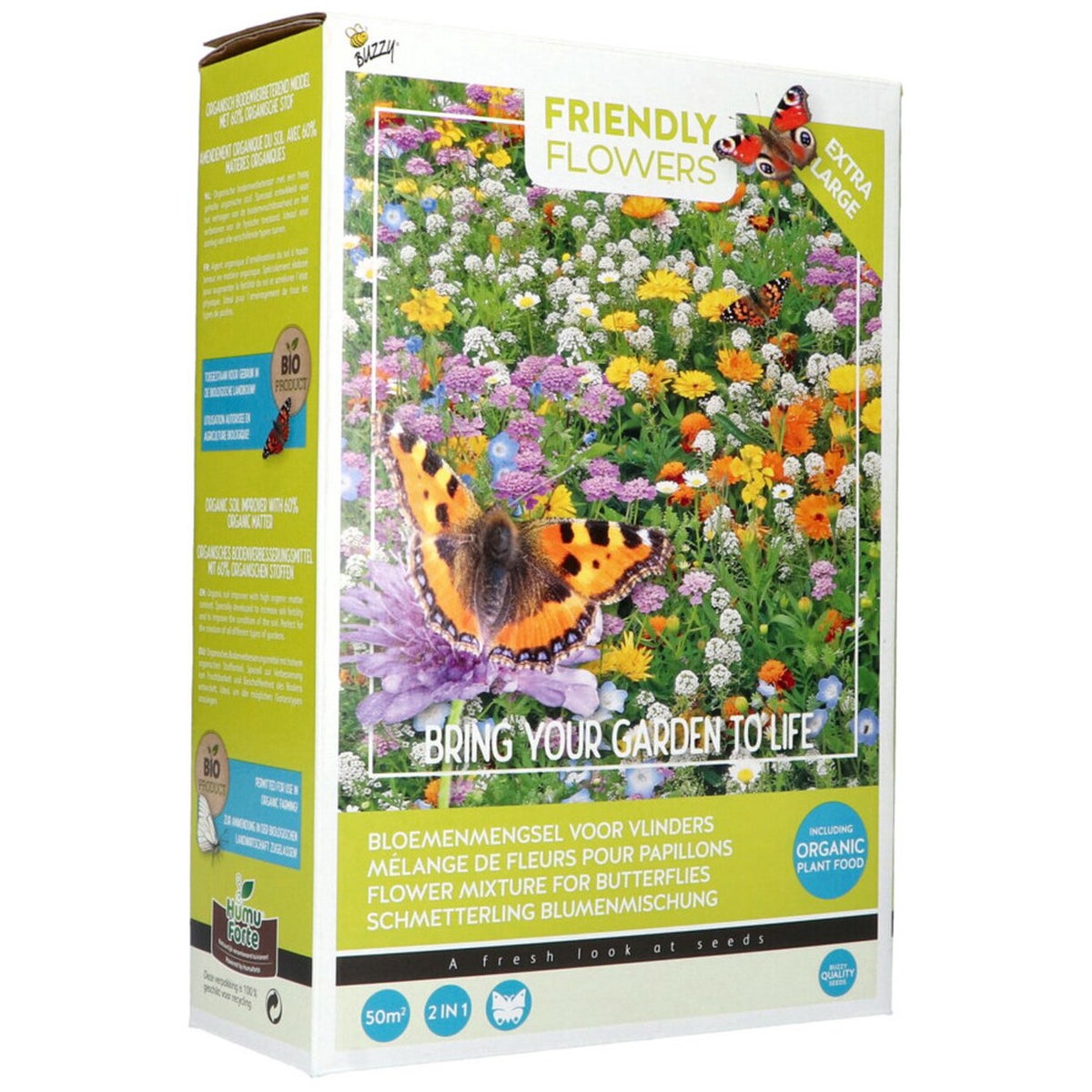 XL Vlinders bloemenmengsel laag 50m2 XL Vlinders bloemenmengsel laag 50m2