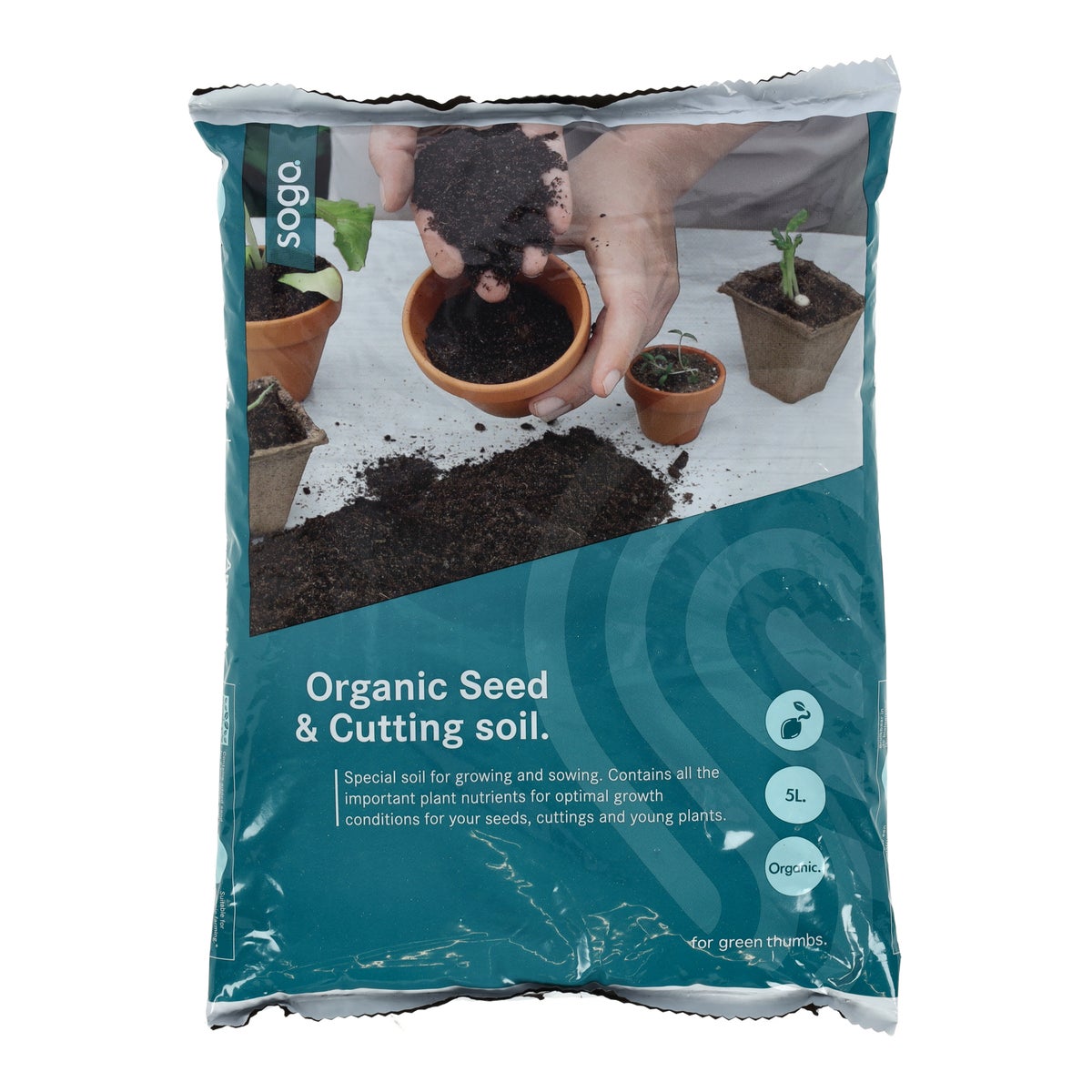 Zaai en steksgrond BIO 5L SOGO Zaai en steksgrond BIO 5L SOGO