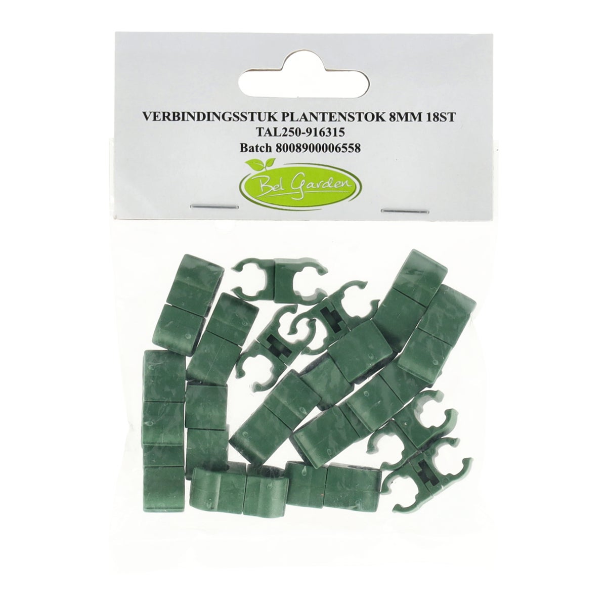 Verbindingsstuk plantenstok 8 mm 18 stuks Bel Garden Verbindingsstuk plantenstok 8 mm 18 stuks Bel Garden