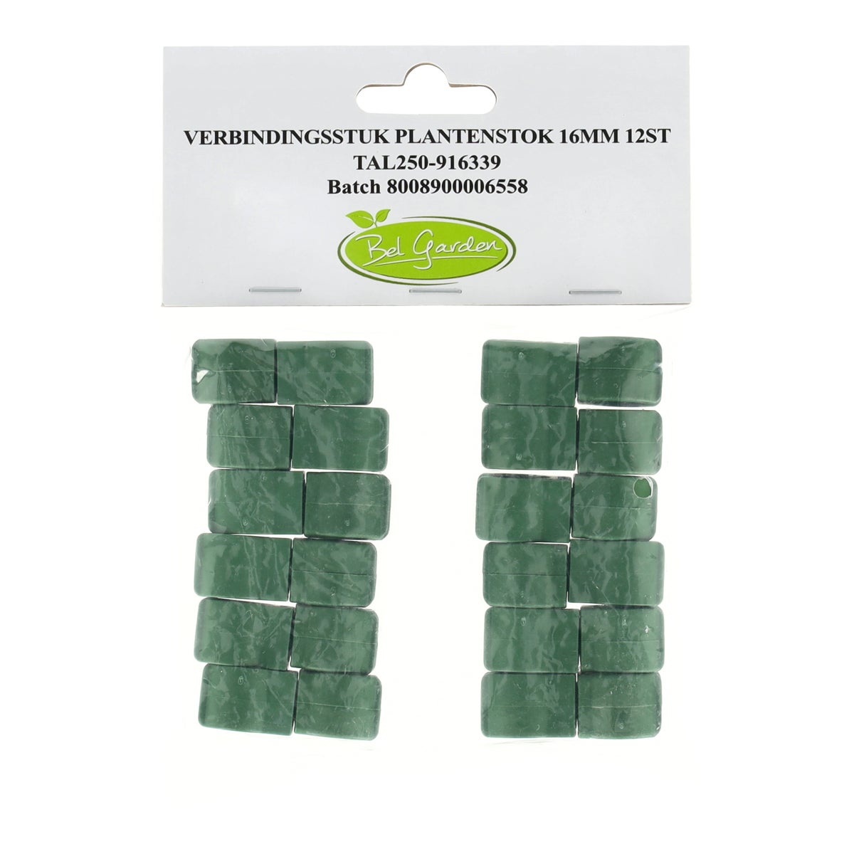 Verbindingsstuk plantenstok 16mm 12st Bel Garden Verbindingsstuk plantenstok 16mm 12st Bel Garden