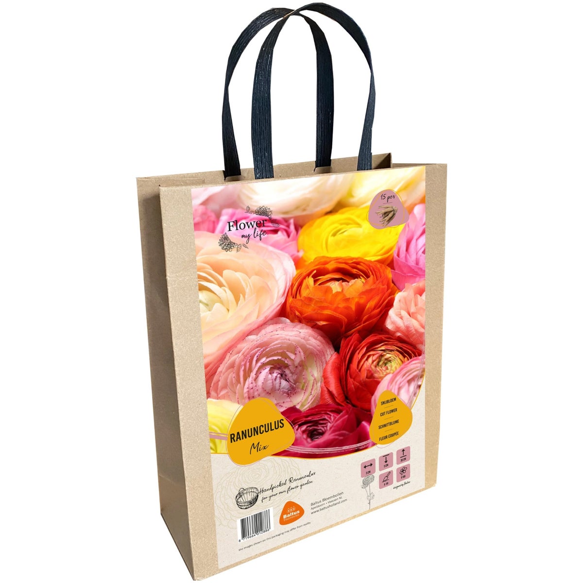 Ranonkel Flower my life giftbag Ranonkel Flower my life giftbag