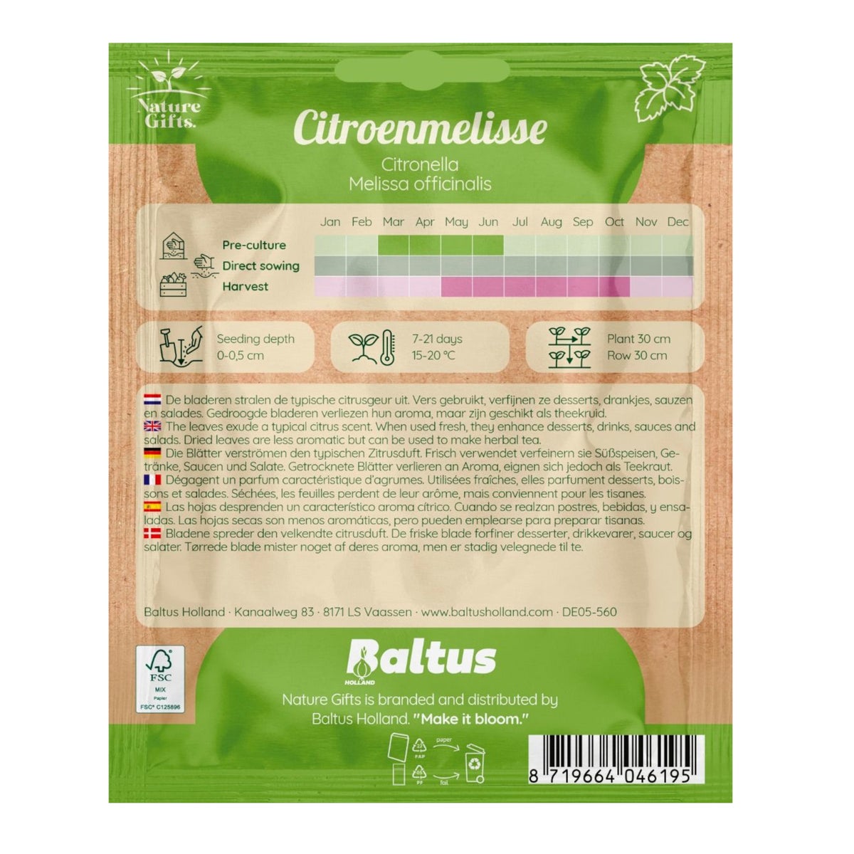 Citroenmelisse citronella Citroenmelisse citronella