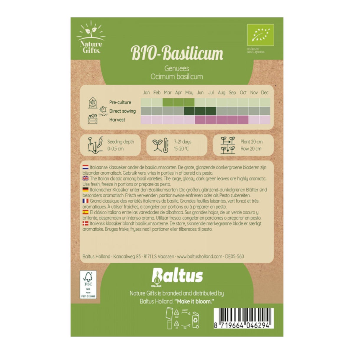 Basilicum Genuees BIO Basilicum Genuees BIO