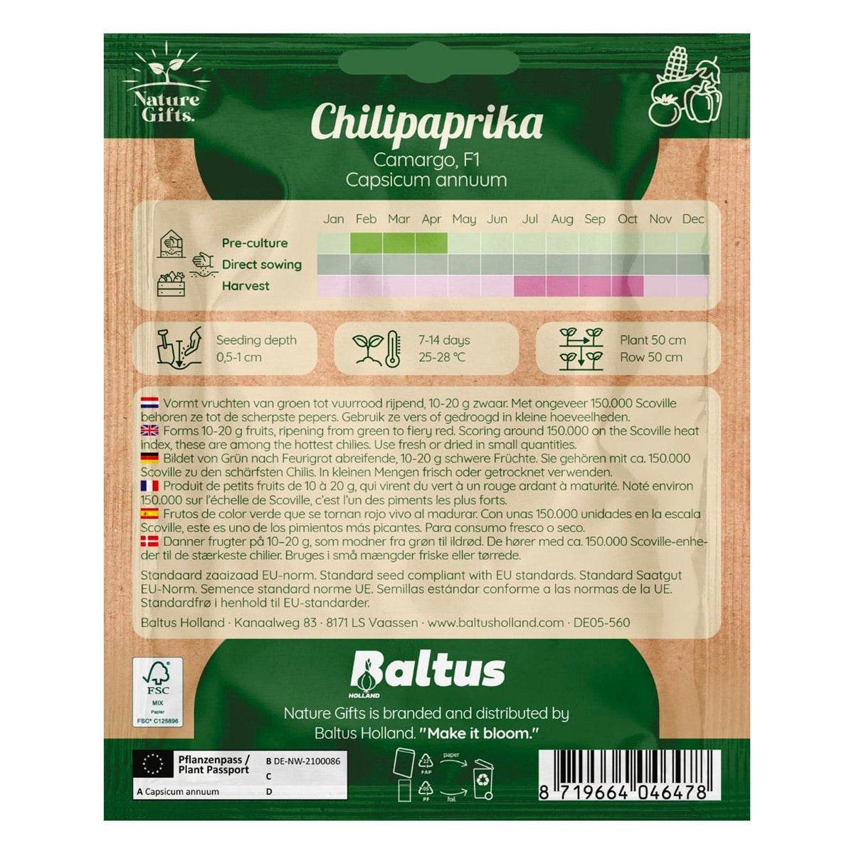 Paprika Chili Camargo F1 Paprika Chili Camargo F1