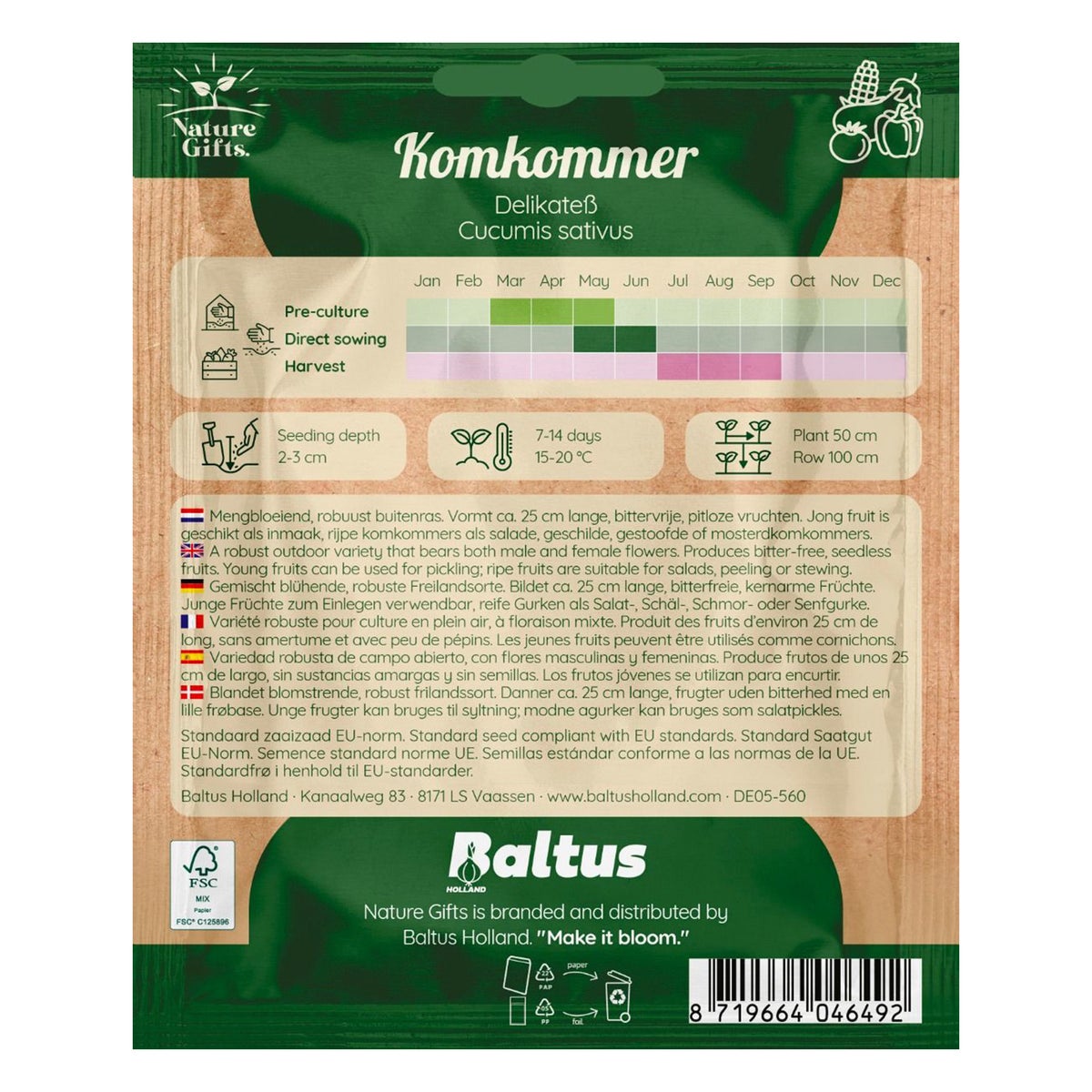 Komkommer Delikatess Komkommer Delikatess