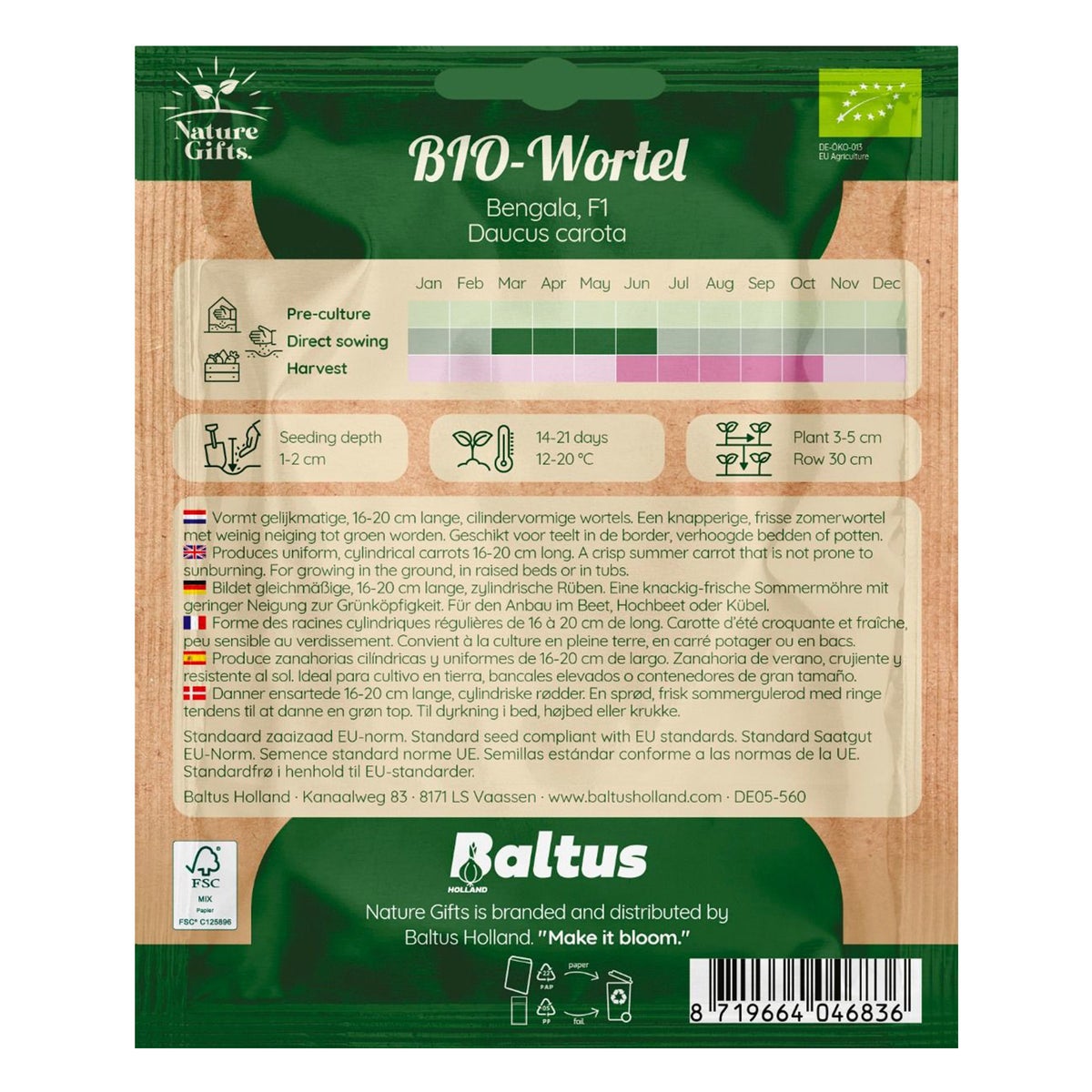 Wortel Nantaise F1 BIO Wortel Nantaise F1 BIO