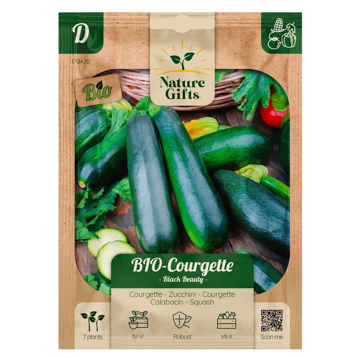 Courgette black Beauty BIO Courgette black Beauty BIO