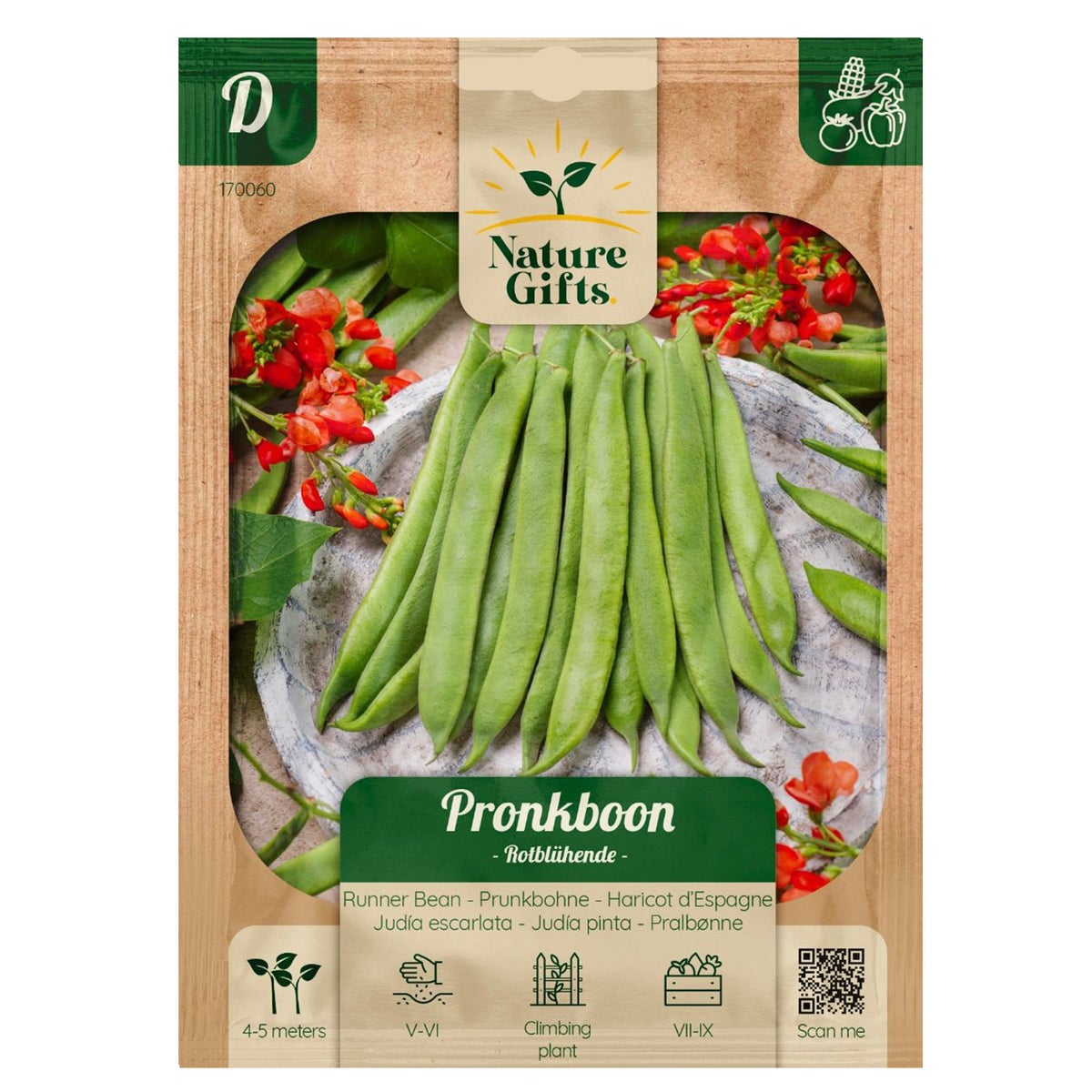 Pronkboon roodbloem Pronkboon roodbloem