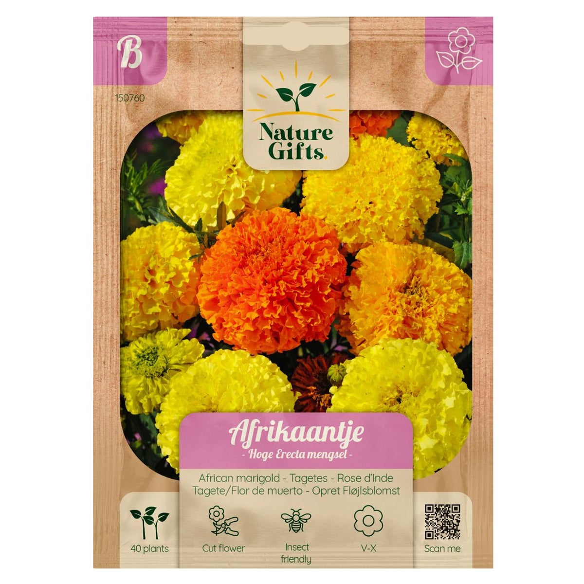 Afrikaantje hoge Erecta mix Afrikaantje hoge Erecta mix