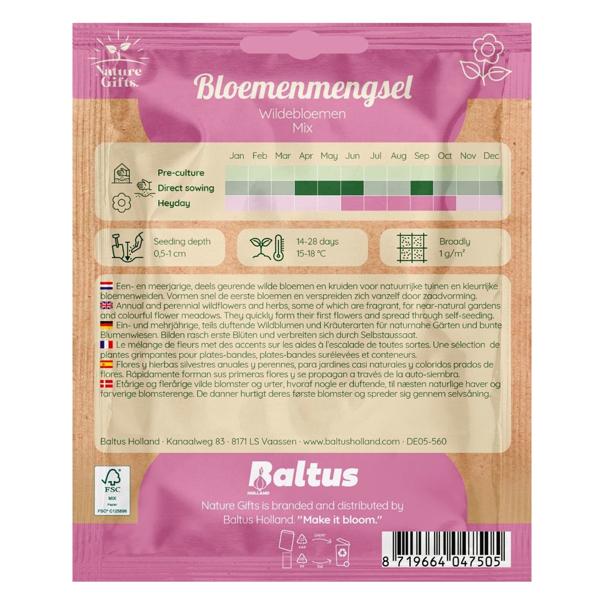 Bloemenmix wilde bloemen Bloemenmix wilde bloemen