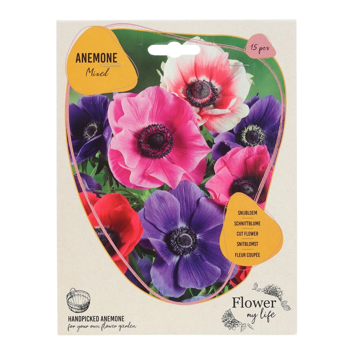 Anemone mix 15 stuks Anemone mix 15 stuks