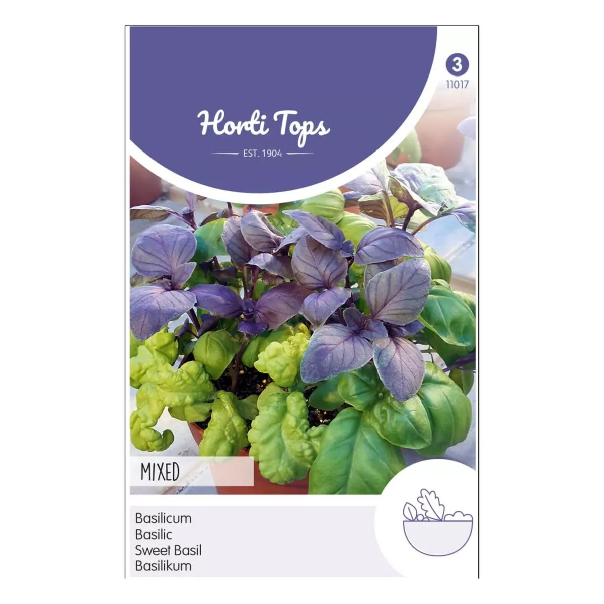 Basilicum gemengd zaad Basilicum gemengd zaad