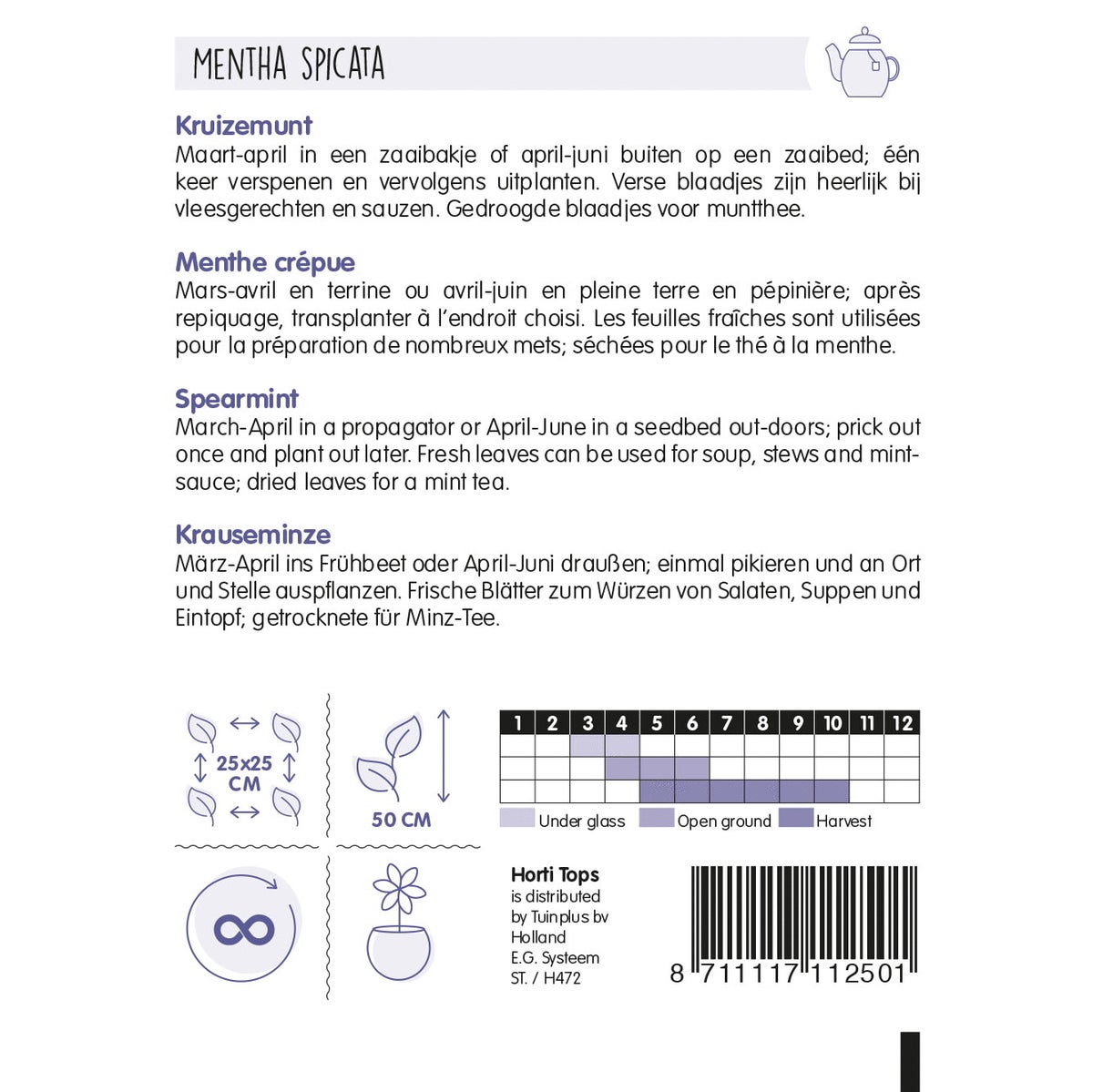 Kruizemunt zaad Kruizemunt zaad