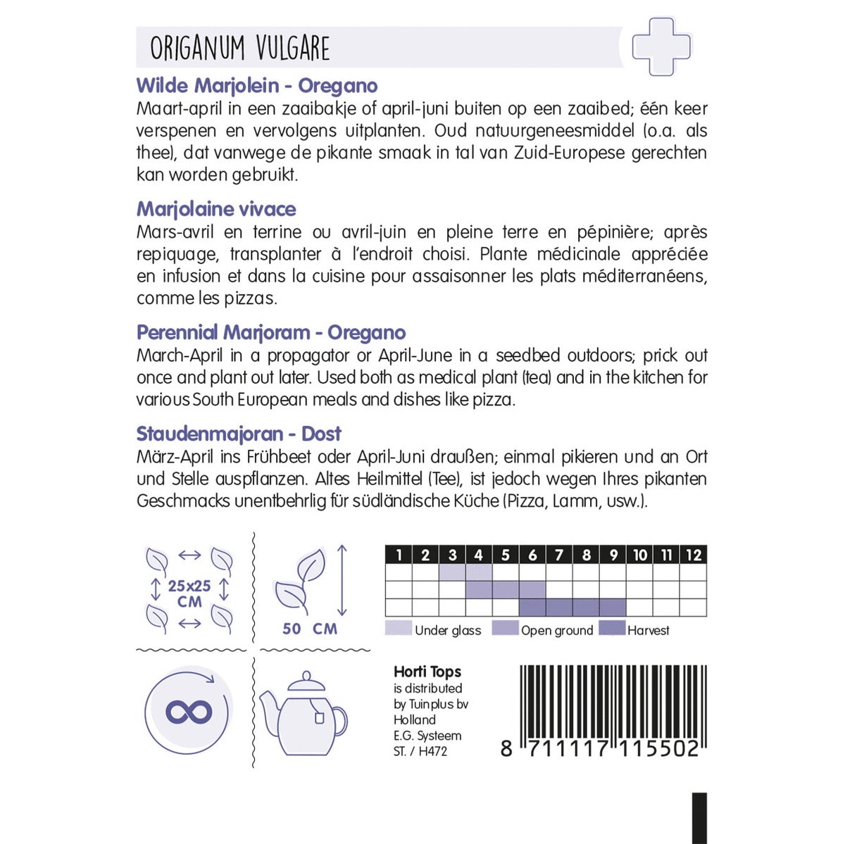 Wilde Marjolein / oregano zaad Wilde Marjolein / oregano zaad