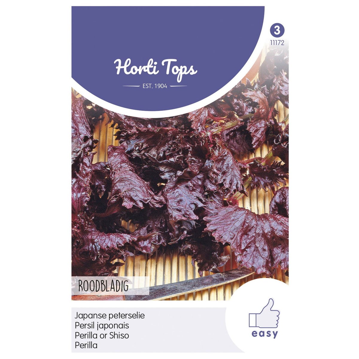 Perilla Shiso paarsbladig zaad Perilla Shiso paarsbladig zaad