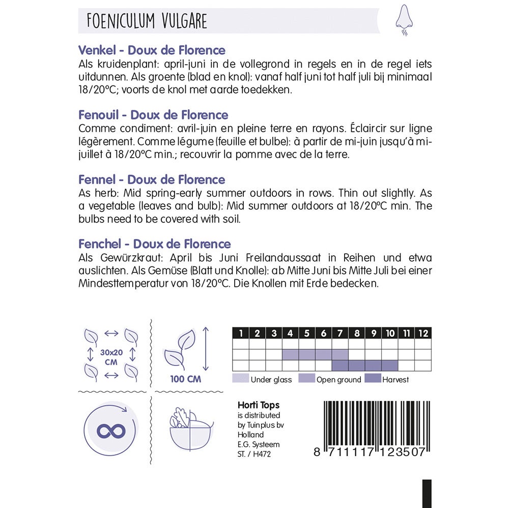 Venkel Doux de Florence zaad Venkel Doux de Florence zaad